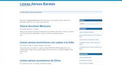 Desktop Screenshot of lineasaereasbajocoste.com