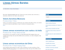 Tablet Screenshot of lineasaereasbajocoste.com